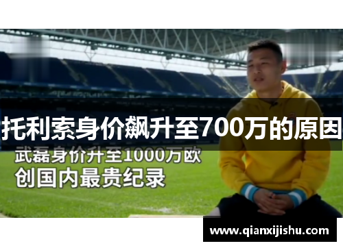 托利索身价飙升至700万的原因